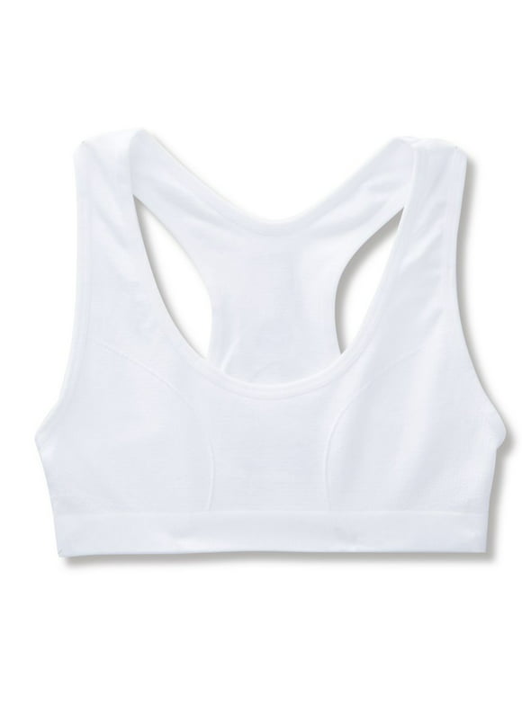 Women's Maidenform Girl H2581 Seamfree Sports Bra (White XL)