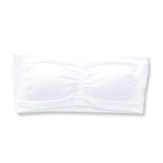 Women's Maidenform Girl H4310 Seamfree Bandeau Bra (White M)