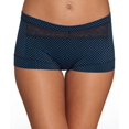 thumbnail image 1 of Women’s Maidenform® Microfiber Boyshort Underwear 40774 Color: Black Dot Palace Size: 5, 1 of 2