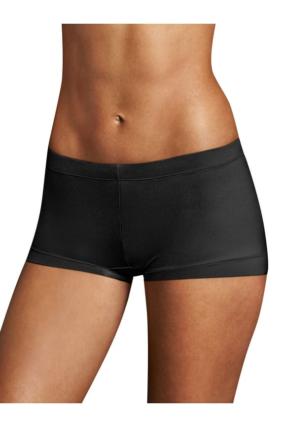 Boyshort Microfiber Stretch Full No Cheek Coverage Dream Collection Womens Underwear 40774