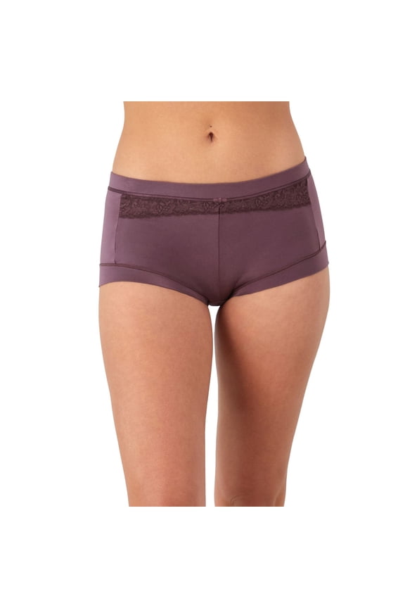 Women’s Maidenform® Microfiber Boyshort Underwear 40774 Color: Quartz Purple Size: 7