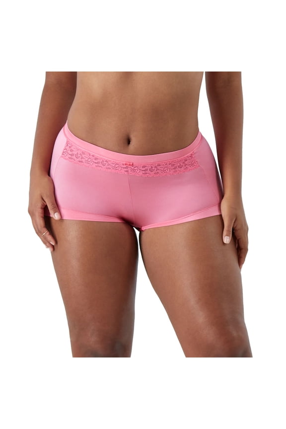 Women’s Maidenform® Microfiber Boyshort Underwear 40774 Color: Watermelon Size: 9
