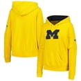thumbnail image 1 of Women's Maize Michigan Wolverines Team Big Logo Pullover Hoodie, 1 of 4