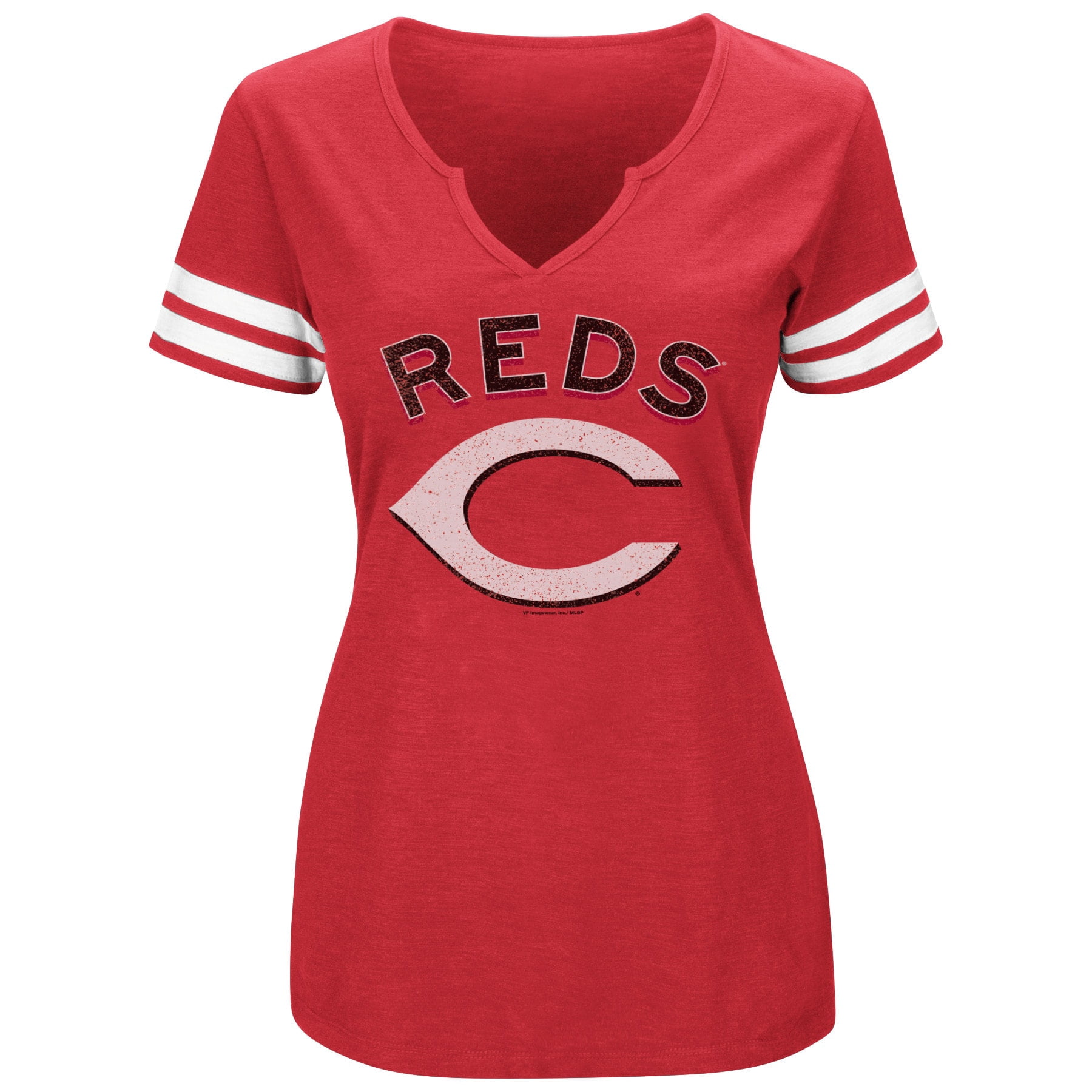 Maillot De Baseball Majestic Femme Cincinnati Reds - Taille L, Gris, Manches Courtes, Neuf Avec étiquettes