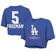 Women's Majestic Threads Freddie Freeman Royal Los Angeles Dodgers 2024