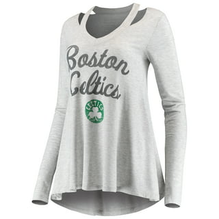 Grey WOMAN Boston Celtics Licensed Crew Neck Short Sleeve T-Shirt 2552715