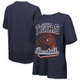 thumbnail image 1 of Women's Majestic Threads Navy Detroit Tigers Oversized First Base T-Shirt, 1 of 3