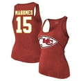 thumbnail image 1 of Women's Majestic Threads Patrick Mahomes Red Kansas City Chiefs Name & Number Tri-Blend Tank Top, 1 of 3