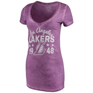 Los Angeles Lakers Majestic Threads Women's Repeat Cropped Tri