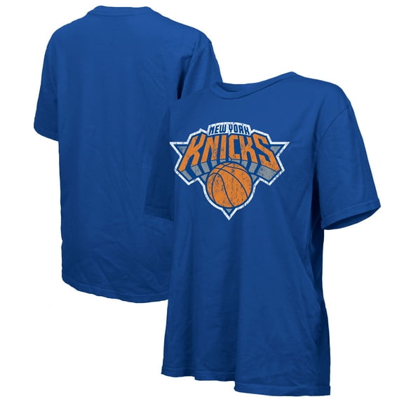 Women's Majestic Threads  Royal New York Knicks Oversized T-Shirt