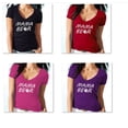 thumbnail image 1 of Women's Mama Bear Printed V-neck Tshirt Mother's Day Gift Short Sleeve Vneck T-Shirt Soft and Comfy Shirt, Lightweight Shirt Purple Tee Large, 1 of 3