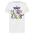 thumbnail image 1 of Women’s Mardi Gras Carnival Graphic T-Shirt – Colorful Festive Tee for Party, 1 of 8