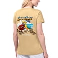 thumbnail image 1 of Women's Margaritaville Gold Kansas City Chiefs Game Time V-Neck T-Shirt, 1 of 2