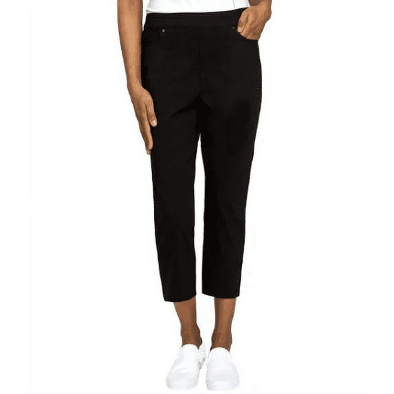 Mario Serrani Ladies' Pull-On Capri (Black, Small)
