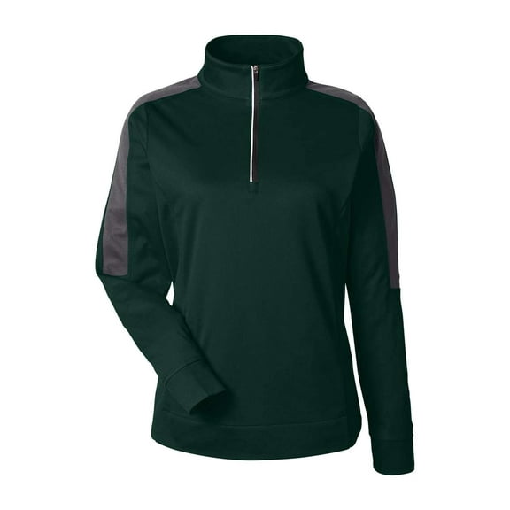 Women's Market Snag Protect Mesh Colorblock Quarter-Zip Pullover