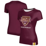 Women's Maroon Iona University Gaels Proud Parent T-Shirt