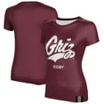 thumbnail image 1 of Women's Maroon Montana Grizzlies Rugby T-Shirt, 1 of 3