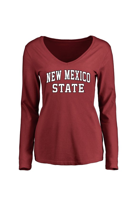 Women's Maroon New Mexico State Aggies Everyday Long Sleeve T-Shirt