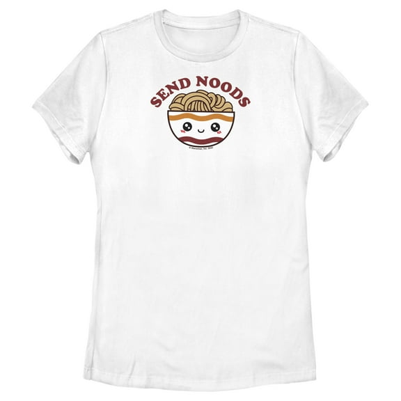 Women's Maruchan Send Noods  Graphic Tee White Small