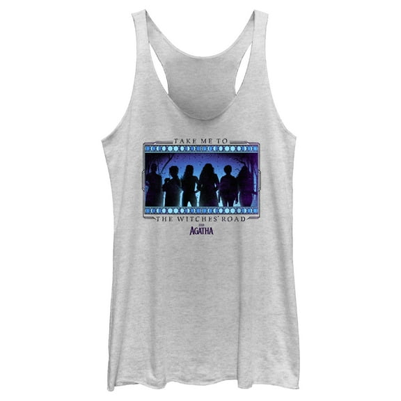 Women's Marvel: Agatha All Along The Witches Road Racerback Tank Top