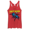 thumbnail image 1 of Women's Marvel Ant-Man Vintage Ant Rider Cartoon  Racerback Tank Top Red Heather Large, 1 of 3