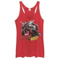thumbnail image 1 of Women's Marvel Ant-Man and the Wasp Hexagon  Racerback Tank Top Red Heather Medium, 1 of 3