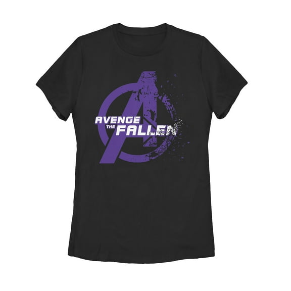 Women's Marvel Avengers: Endgame Avenge Fallen Dust  Graphic Tee Black Small