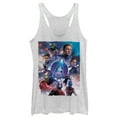 thumbnail image 1 of Women's Marvel Avengers: Endgame Hero Poster Racerback Tank Top White Heather 2X Large, 1 of 3