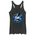 thumbnail image 1 of Women's Marvel Avengers: Endgame High Tech Logo  Racerback Tank Top Black Heather 2X Large, 1 of 3