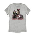 thumbnail image 1 of Women's Marvel Avengers: Endgame I Am Iron Man  Graphic Tee Athletic Heather Medium, 1 of 3