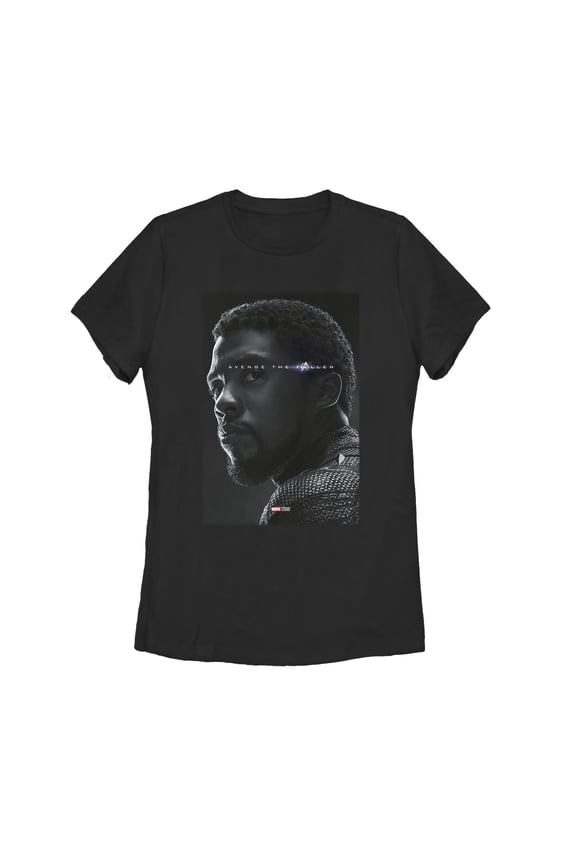 Women's Marvel Avengers: Endgame Panther Poster Graphic Tee Black Medium