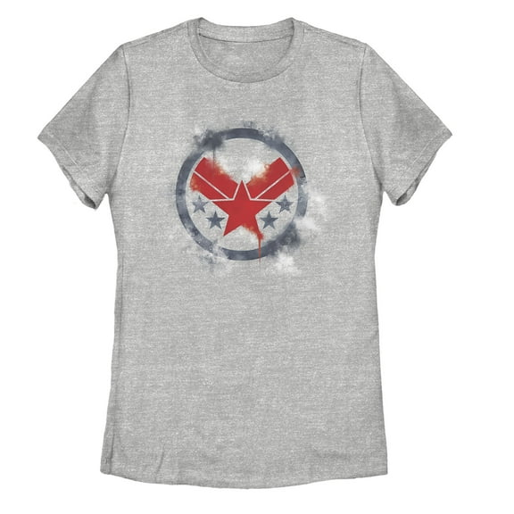 Women's Marvel Avengers: Endgame Smudged War Machine  Graphic Tee Athletic Heather Large