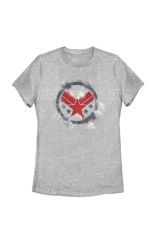 Women's Marvel Avengers: Endgame Smudged War Machine Graphic Tee Athletic Heather Large