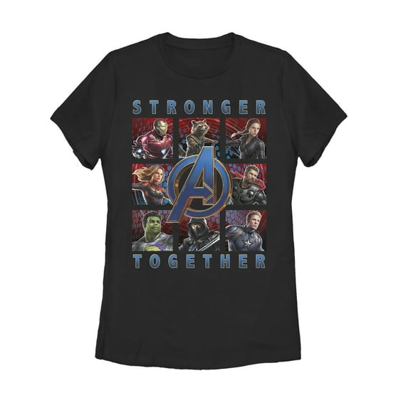 Women's Marvel Avengers: Endgame Stronger Together Graphic Tee Black X Large