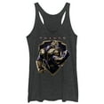 thumbnail image 1 of Women's Marvel Avengers: Endgame Thanos Classic Shield  Racerback Tank Top Black Heather Large, 1 of 3