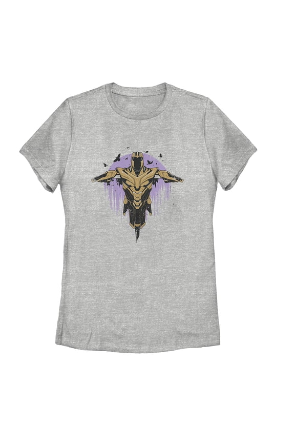 Women's Marvel Avengers: Endgame Thanos Flight Graphic Tee Athletic Heather 2X Large