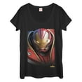 thumbnail image 1 of Women's Marvel Avengers: Infinity War Hulkbuster  Scoop Neck Black 2X Large, 1 of 3