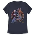 thumbnail image 1 of Women's Marvel Avengers: Infinity War Logo  Graphic Tee Navy Blue 2X Large, 1 of 4