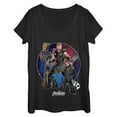thumbnail image 1 of Women's Marvel Avengers: Infinity War New Partners  Scoop Neck Black Large, 1 of 3