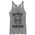 thumbnail image 1 of Women's Marvel Black Panther 2018 Classic  Racerback Tank Top Gray Heather X Large, 1 of 3