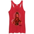 thumbnail image 1 of Women's Marvel Black Panther 2018 Shuri Portrait  Racerback Tank Top Red Heather X Small, 1 of 3