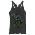 thumbnail image 1 of Women's Marvel Black Panther Mask Outline  Racerback Tank Top Black Heather 2X Large, 1 of 3