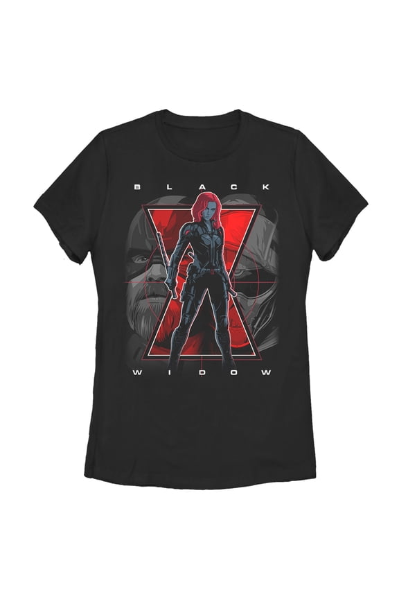 Women's Marvel Black Widow Battle Trio Graphic Tee White 2X Large