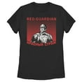 thumbnail image 1 of Women's Marvel Black Widow Guardian Gradient  Graphic Tee Black X Large, 1 of 3
