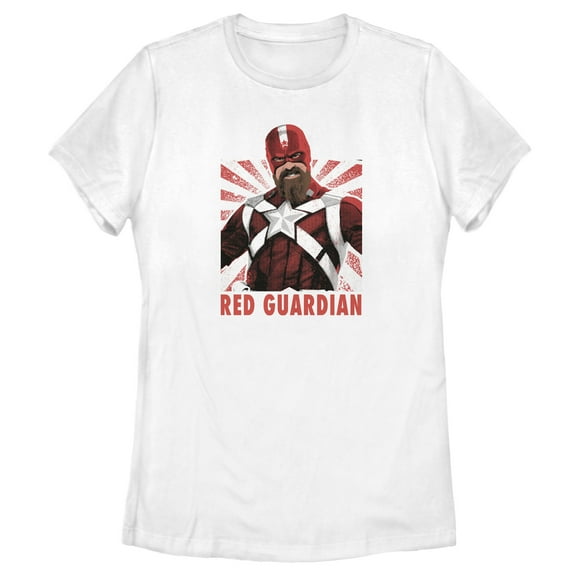 Women's Marvel Black Widow Guardian Soldier  Graphic Tee White X Large