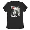 thumbnail image 1 of Women's Marvel Black Widow Sisters Cartoon Graphic Tee Black Medium, 1 of 3