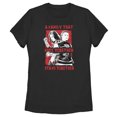 thumbnail image 1 of Women's Marvel Black Widow Spy Family  Graphic Tee Black Medium, 1 of 3