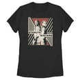 thumbnail image 1 of Women's Marvel Black Widow Stealth Sisters Streak  Graphic Tee Black X Large, 1 of 3