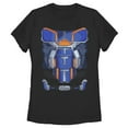 thumbnail image 1 of Women's Marvel Black Widow Taskmaster Costume  Graphic Tee Black Small, 1 of 3