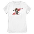 thumbnail image 1 of Women's Marvel Black Widow Two Better Than One  Graphic Tee White X Large, 1 of 4